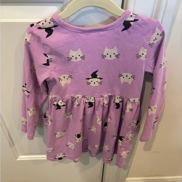 Hanna Andersson toddler girl cat dress - Picture 3 of 3